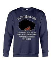 Black Girl Sagittarius Crewneck Sweatshirt thumbnail