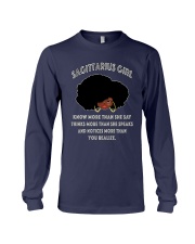 Black Girl Sagittarius Long Sleeve Tee thumbnail