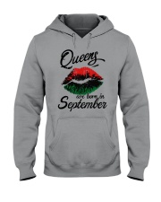 Queens Are Born In September Hooded Sweatshirt thumbnail