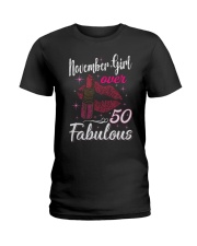 November Girl Fabulous And Over 50 Ladies T-Shirt thumbnail