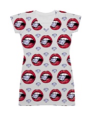 Lip diamonds All-over Dress front