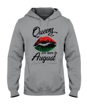 Queens Are Born In August Hooded Sweatshirt thumbnail