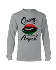 Queens Are Born In August Long Sleeve Tee thumbnail