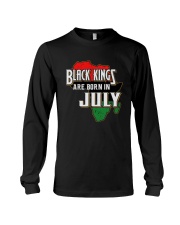 Black Kings Are Born In July Long Sleeve Tee thumbnail