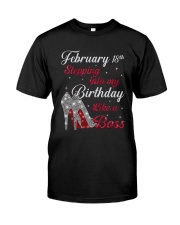 February 18th Classic T-Shirt front