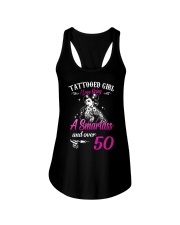 Tattooed Girl I Love Being A Smartass And Over 50 Ladies Flowy Tank thumbnail