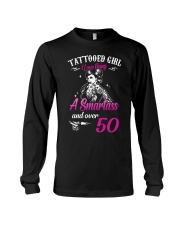 Tattooed Girl I Love Being A Smartass And Over 50 Long Sleeve Tee thumbnail