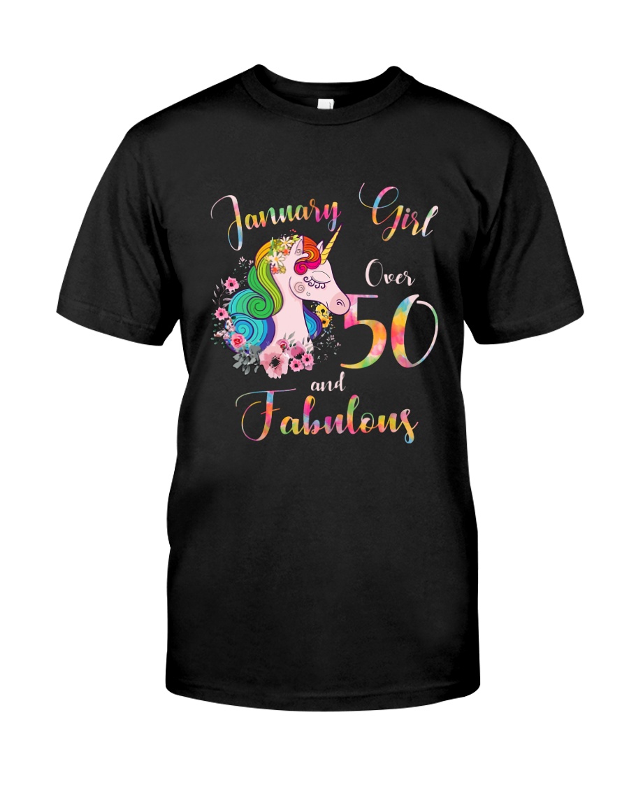 January Girl Fabulous And Over 50 Classic T-Shirt