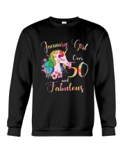 January Girl Fabulous And Over 50 Crewneck Sweatshirt thumbnail