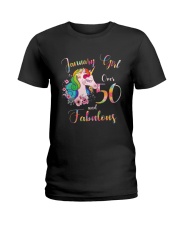 January Girl Fabulous And Over 50 Ladies T-Shirt thumbnail
