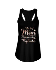 The Best Mom Was Born In September Ladies Flowy Tank thumbnail