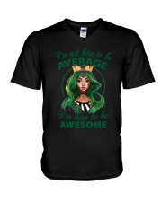I'm Here To Be Awesome V-Neck T-Shirt thumbnail