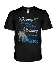 February 14th V-Neck T-Shirt thumbnail