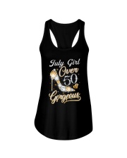 July Girl Gorgeous And Over 50 Ladies Flowy Tank thumbnail