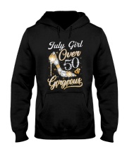 July Girl Gorgeous And Over 50 Hooded Sweatshirt thumbnail