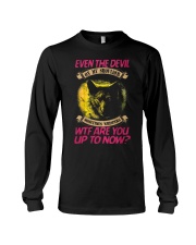 WOLF DEVIL ON MY SHOULDER Long Sleeve Tee thumbnail