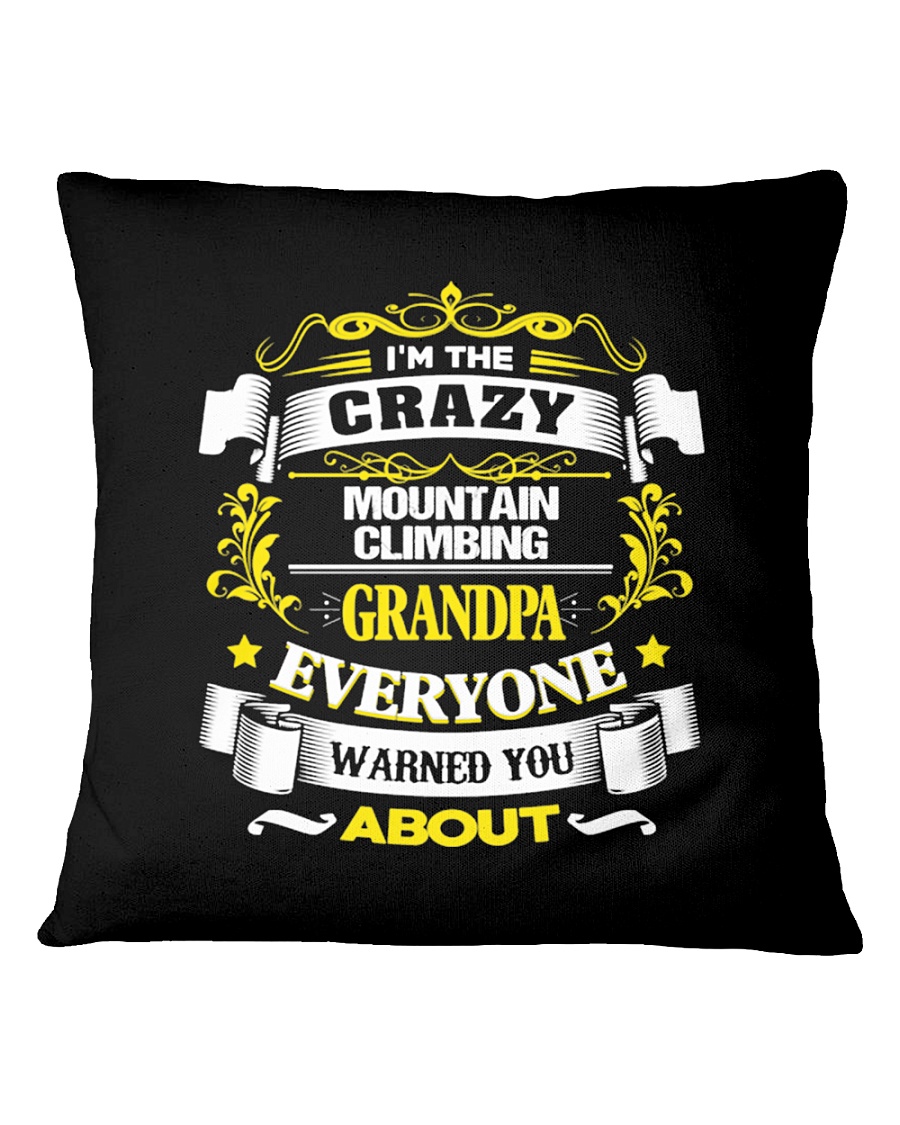 MOUNTAIN CLIMBING GRANDPA FATHER DAY GIFT IDEAL Square Pillowcase