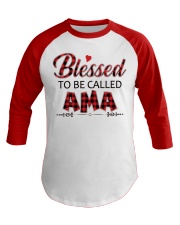 BLESSED TO BE CALLED AMA Baseball Tee front