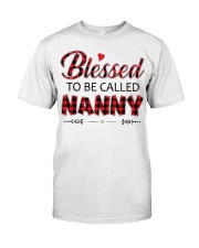 BLESSED TO BE CALLED NANNY Classic T-Shirt thumbnail
