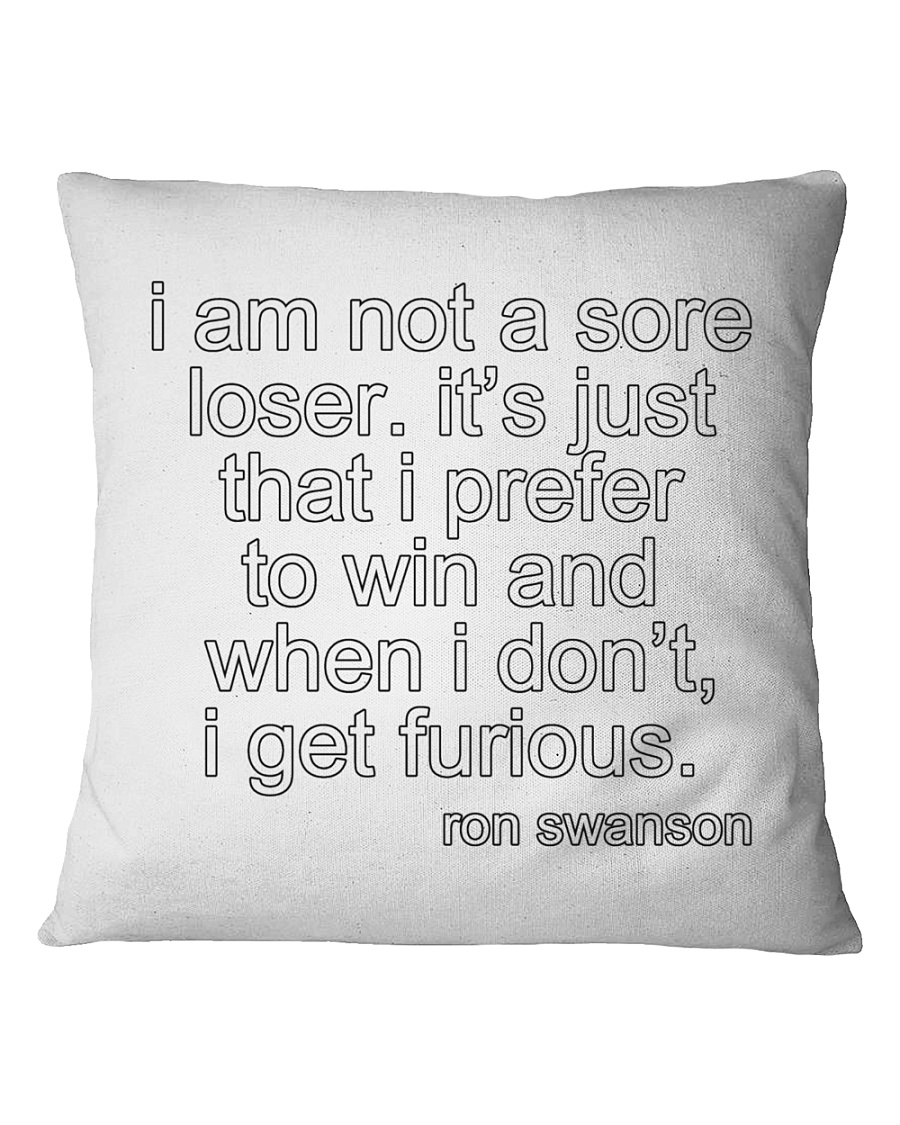 I AM NOT A SORE LOSER Square Pillowcase