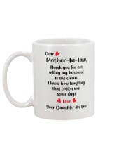 GIFT FOR MOTHER IN LAW Mug back