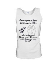 Girl Love llamas Unisex Tank tile