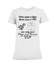 Girl Love llamas Premium Fit Ladies Tee tile