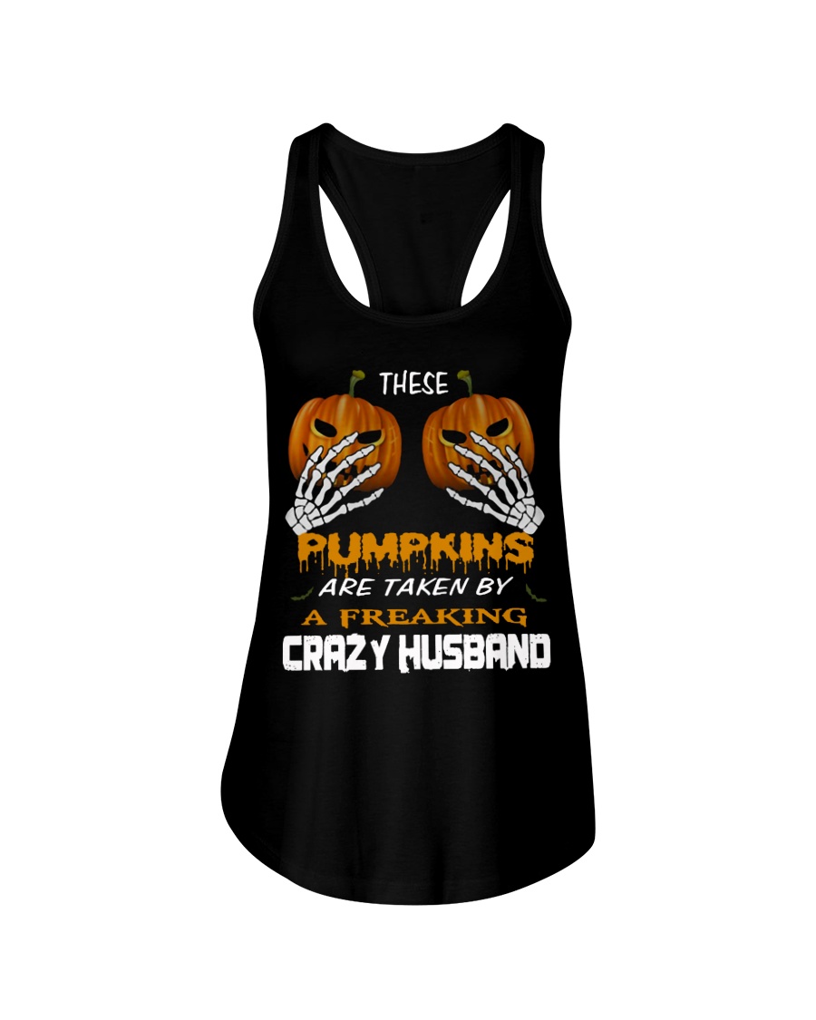 These Pumpkins - Crazy Husband Ladies Flowy Tank