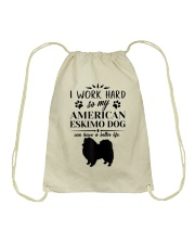 American Eskimo 31 Drawstring Bag tile