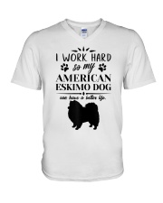 American Eskimo 31 V-Neck T-Shirt tile
