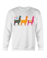 Be you llamas Crewneck Sweatshirt tile