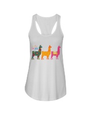 Be you llamas Ladies Flowy Tank tile