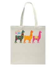Be you llamas Tote Bag tile