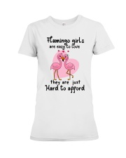 Flamingo Pizza Premium Fit Ladies Tee tile