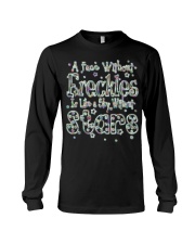 A Face Without Freckles Like a Sky Without Stars Long Sleeve Tee thumbnail
