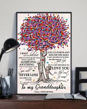TO MY GRANDDAUGHTER 11x17 Poster lifestyle-poster-2