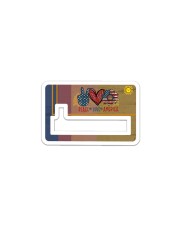 Credit Card Cover Sticker - Single (Horizontal) front
