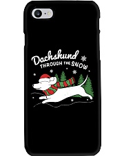 Dachshund Through The Snow Phone Case tile