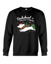 Dachshund Through The Snow Crewneck Sweatshirt tile