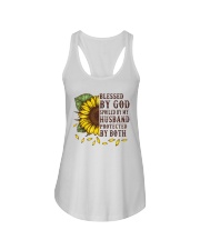 Blessed By God Ladies Flowy Tank tile