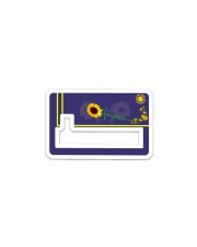 Credit Card Cover Sticker - Single (Horizontal) front