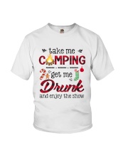 Take Me Camping Get Me Drunk Youth T-Shirt tile
