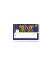 Credit Card Cover Sticker - Single (Horizontal) front