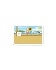 Credit Card Cover Sticker - Single (Horizontal) front