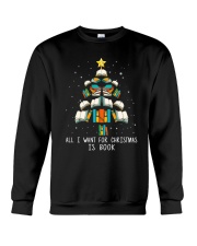 Christmas Is Book Crewneck Sweatshirt tile