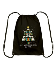 Christmas Is Book Drawstring Bag tile
