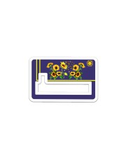 Credit Card Cover Sticker - Single (Horizontal) front