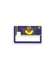 Credit Card Cover Sticker - Single (Horizontal) front