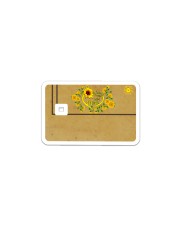 Credit Card Cover Sticker - Single (Horizontal) front