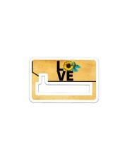Credit Card Cover Sticker - Single (Horizontal) front